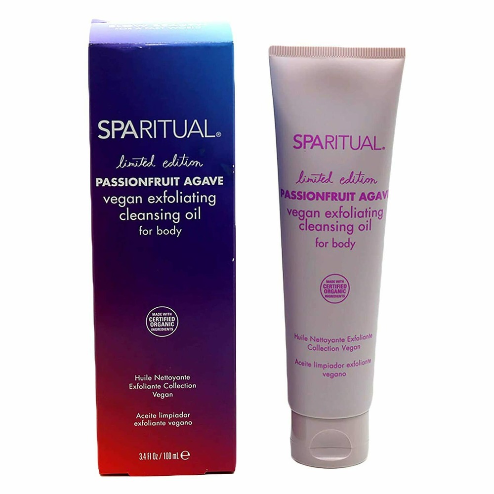 SPARITUAL PASSIONFRUIT AGAVE VEGAN EXFOLIATING CLEANSING OIL ((LIMITED EDITION))